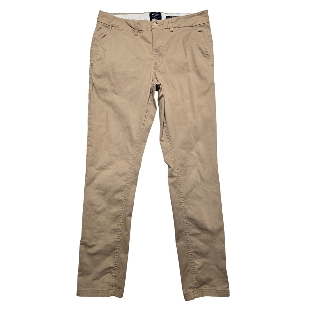 Ben Sherman Slim Fit Stretch Chino Pants Tan Khaki Mens 32x32 Business Casual